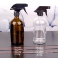 8oz 16oz 1000ml Empty Amber Glass Bottles with Black Lotion Pumps